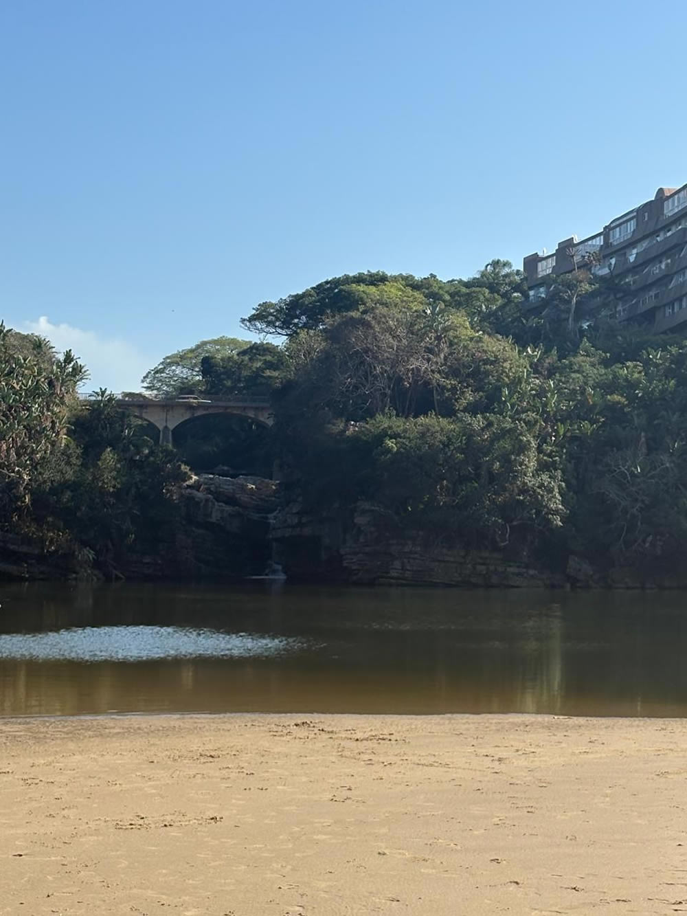 Uvongo Waterfall, Uvongo Beach. Image Emily Wyatt-Minter